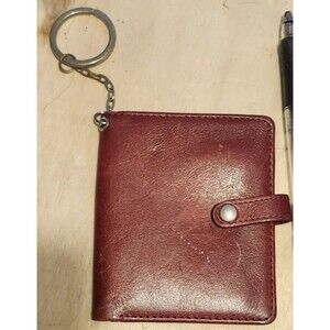 Wilsons Leather Pelle Studio Wallet – Italian Leather, Maroon, Snap Closure